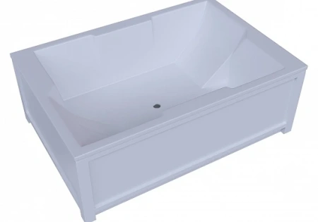 Фото акриловая ванна aquatek дорадо 190*130 см, белая