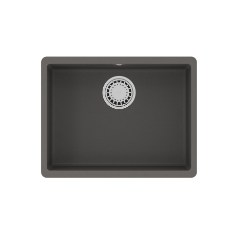 Фото мойка кухонная lemark sinara 540-u серый шёлк