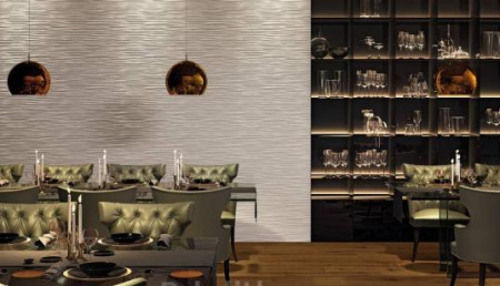 Atlas 3D White Wall, Настенная плитка, 30.5x56 см