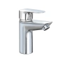 Фото смеситель для раковины aquame aqmp6111 с д/к, хром