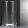 Фото душевой уголок gemy victoria s30071a 90x90 стекло прозрачное/хром