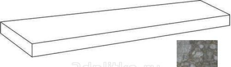 Atlas Forte Dei Marmi Quark, Угловая ступень, 33x80 см