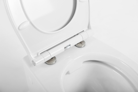 Фото унитаз подвесной безободковый belbagno prospero bb507b, белый