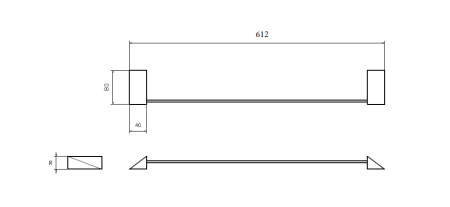 Фото держатель для полотенца boheme new venturo 10312-g, золото