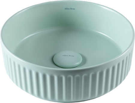Фото раковина накладная allen brau fantasy line 36 4.11032.mt, мятный