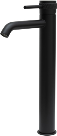 Фото смеситель для раковины allen brau priority 5.31a02-31 высокий, черный матовый