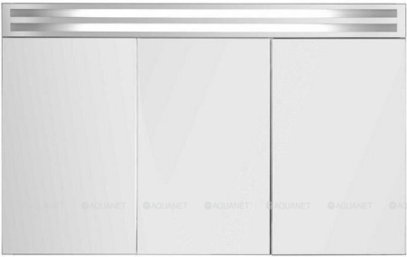 Фото зеркало-шкаф de aqua эколь 100 белый