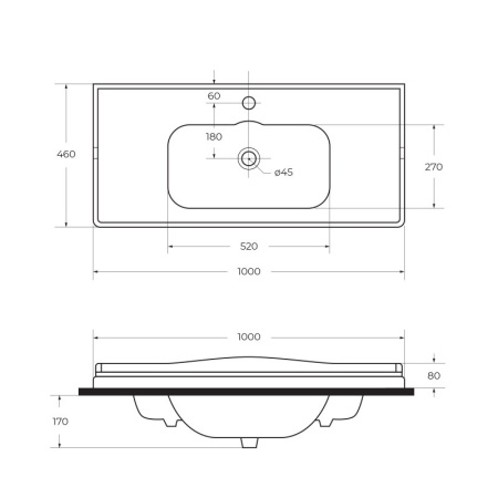 Фото керамическая раковина cezares czr-elt-100-lvb