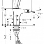 Фото смеситель для биде hansgrohe puravida 15270400 для биде белый