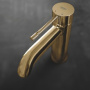 Фото смеситель grohe essence new 23589gn1 для раковины золото мат с д/к