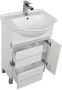 Фото тумба напольная с раковиной aquanet доминика 60 белый