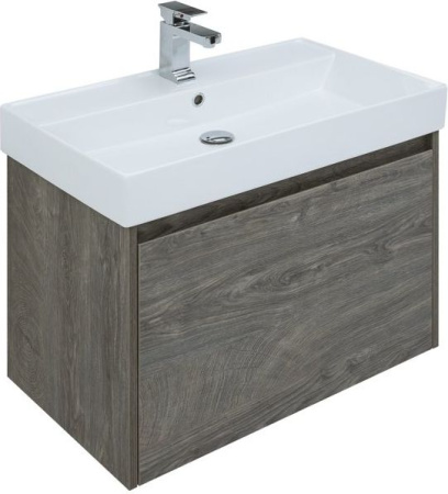 Фото комплект мебели aquanet nova lite 75 дуб рошелье (1 ящик)