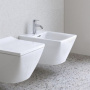 Фото подвесные биде duravit viu 2292150000 1 отверстие