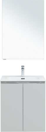 Фото комплект мебели aquanet алвита new 60 2 дверцы, серый