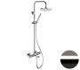 Фото душевая система с изливом remer class line l34x7mmm20np, никель брашированный