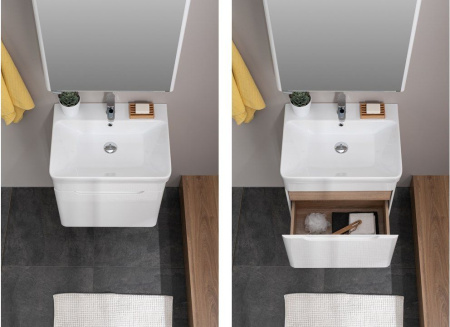 Фото комплект мебели aquanet софия 60 белый