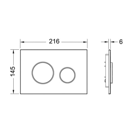 Фото инсталляция для унитаза tece loop k440920 4 в 1, клавиша белая