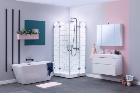 Фото комплект мебели aquanet бруклин 70 белый