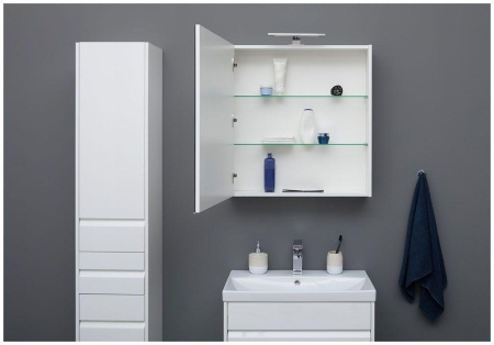 Фото пенал подвесной aquanet палермо 35 l белый глянец Фото пенал подвесной aquanet палермо 35 l белый глянец