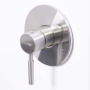 Фото смеситель с гигиеническим душем wasserkraft a04200 матовый хром  для биде со шлангом 150