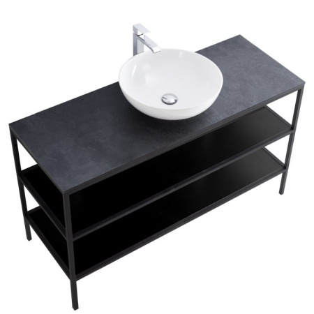 Фото столешница cezares cadro-120-hpl-nrm 120 см, nero magma