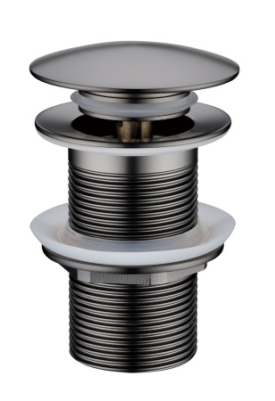 Фото донный клапан без перелива boheme 612-gm, графит