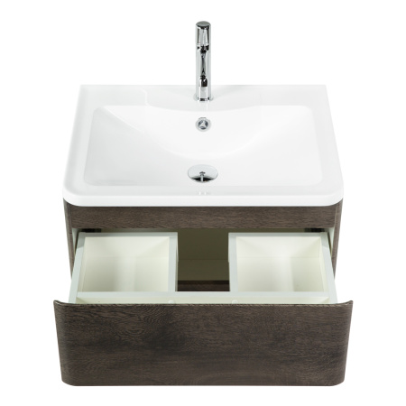 Фото тумба подвесная belbagno albano 70 rovere nature grigio 