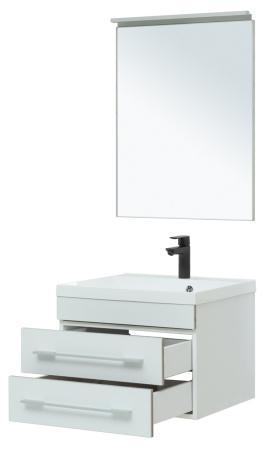 Фото комплект мебели aquanet верона 58 new белый матовый