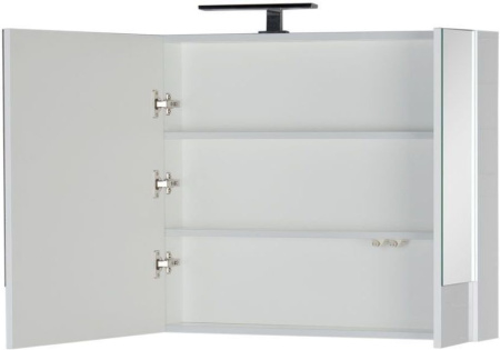 Фото зеркало-шкаф aquanet нота 100 белый