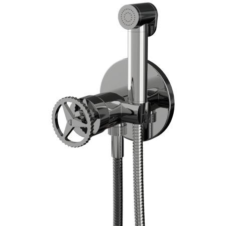 Фото гигиенический душ со смесителем remer chrono ch65w, хром