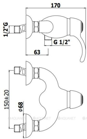 Фото смеситель для душа paffoni flavia fa168cr, хром