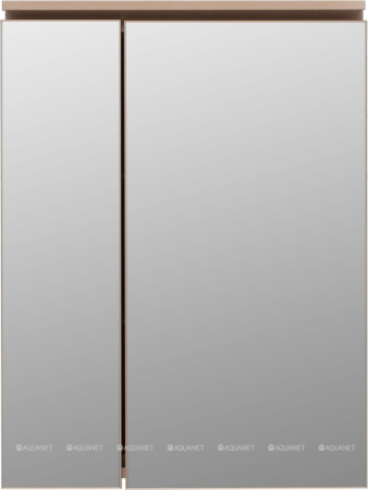 Фото зеркало-шкаф de aqua алюминиум 60 медь