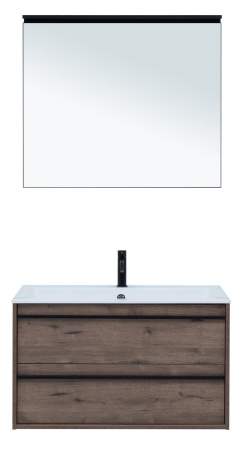 Фото комплект мебели aquanet lino 90 дуб веллингтон