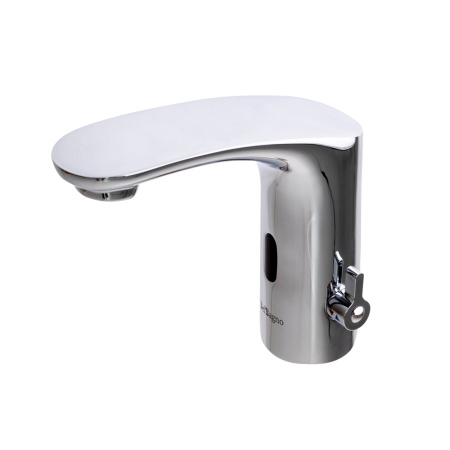 Фото смеситель для раковины belbagno acqua-elv-crm электронный, хром