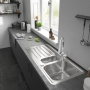 Фото смеситель hansgrohe focus m42 71800000 для кухни хром