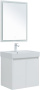 Фото комплект мебели aquanet nova lite 60 белый глянец (2 дверцы)
