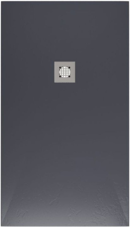 Фото поддон литьевой камень allen brau priority 8.31008-am 140*80 см, антрацит