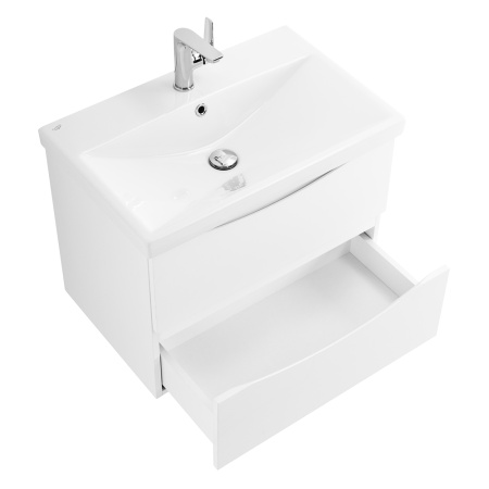 Фото тумба подвесная belbagno marino-cer 70 см, bianco opaco 