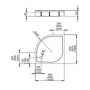Фото душевой поддон radaway paros a mba1010-03-1 100х100