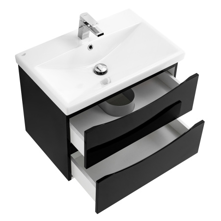 Фото тумба подвесная belbagno marino-cer 60 nero lucido 