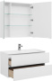 Фото комплект мебели aquanet алвита 100 белый