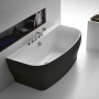 Фото акриловая ванна belbagno bb74-nero черный 165x78