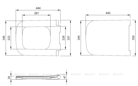 Фото сиденье для унитаза allen brau infinity 4.21014.an микролифт, антрацит