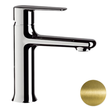 Фото смеситель для раковины remer vanity v12vo, бронза