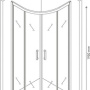 Фото душевой уголок berges wasserhaus solo r 061101 хром / прозрачное стекло 80х80