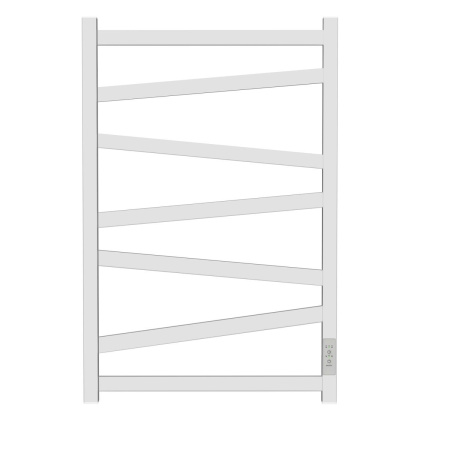 Фото полотенцесушитель электрический point феникс pn15858w п7 500x800, диммер справа, белый