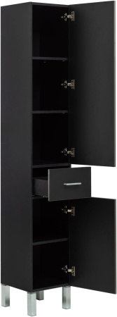 Фото пенал напольный aquanet верона черный