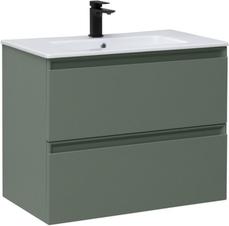 Фото тумба под раковину allen brau eclipse 80 1.e1002.cgm олива матовый