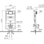 Фото инсталляция для унитаза vitra slim 748-5800-01 3/6 л