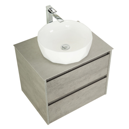 Фото тумба подвесная belbagno kraft 70 cemento grigio